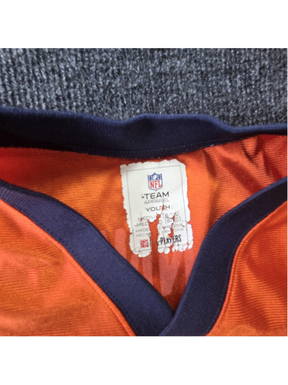 Denver Broncos Peyton Manning NFL Team Apparel Jersey Youth Medium M 8/10 B75 - Picture 3 of 7
